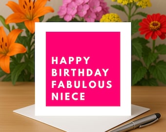 Niece birthday card happy birthday card for niece birthday card for an amazing niece on her birthday