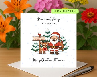 NICU Christmas card for poorly child card baby in the nicu baby in nicu christmas card for baby born early scbu card for baby in neonatal