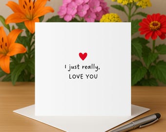 Jubiläumskarte für Freund Freundin Mann Frau Valentinskarten Jubiläum Geschenkkarten Love You Cards Geburtstagskarte für Ihn Sie