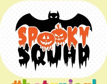 Spooky Squad svg, Halloween sublimation PNG, Halloween Gift, Halloween 2022 svg png eps dxf