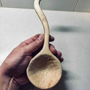 Whimsical ladle in Birch