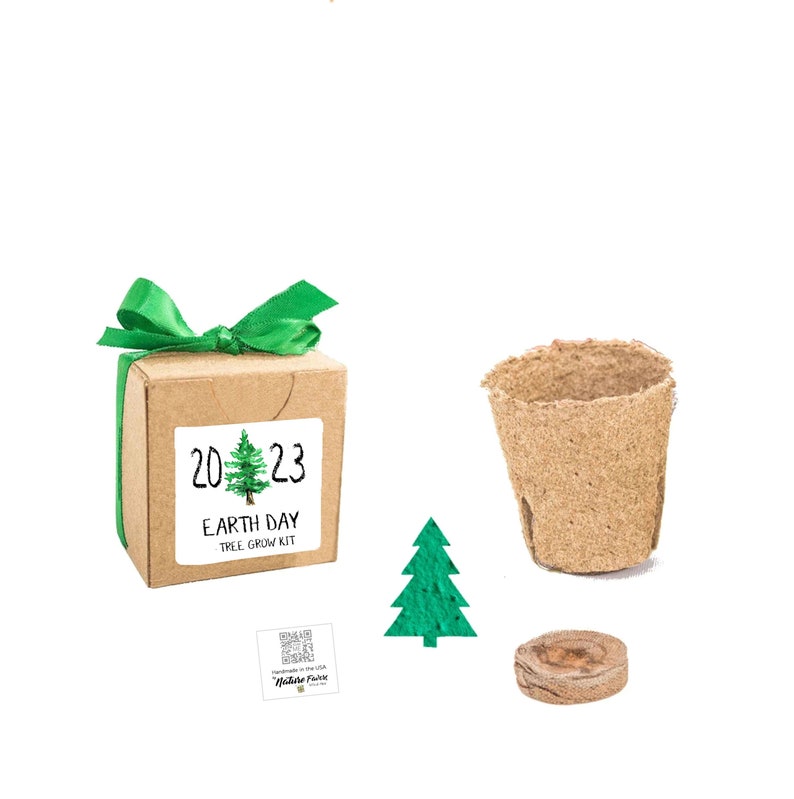 2023 Earth Day Gifts to Grow, Fun Little Tree Seed Grow Kits for Kids & Adults, School Projects, Unique Gift Idea for Earth Day Activities image 1