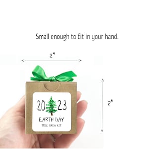 2023 Earth Day Gifts to Grow, Fun Little Tree Seed Grow Kits for Kids & Adults, School Projects, Unique Gift Idea for Earth Day Activities image 2