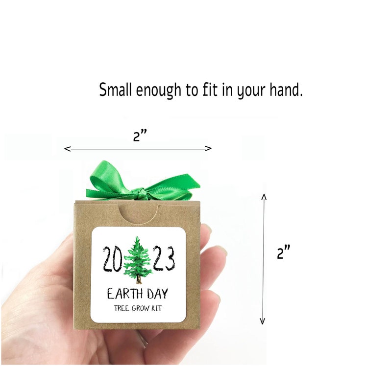 2023 Earth Day Gifts to Grow, Fun Little Tree Seed Grow Kits for Kids & Adults, School Projects, Unique Gift Idea for Earth Day Activities image 2