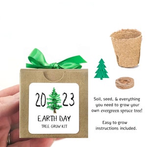2023 Earth Day Gifts to Grow, Fun Little Tree Seed Grow Kits for Kids & Adults, School Projects, Unique Gift Idea for Earth Day Activities image 3