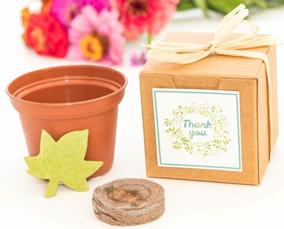 Fall Theme Garden Kit Thank You Gift, Welcome Fall Happy Fall Plantable Seed Paper Leaf, Fall Autumn Gifts, Leaf Shaped Party Favors Il_570xn