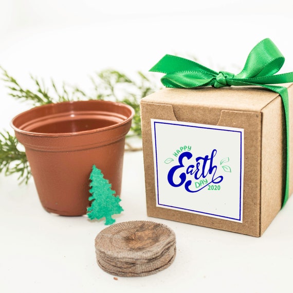 Earth Day Garden Gift, Mini Tree Grow Kit for Earth Day 2020 Celebrations, Fundraisers, Gift Basket Fillers or Personalized Party Favors Il_570xn