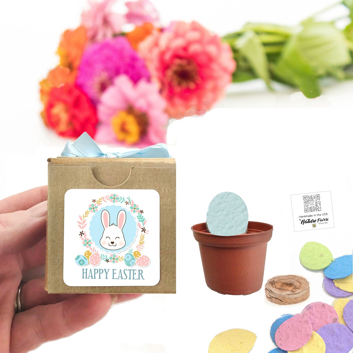 Seed Kit Easter Gifts for Kids & Adults Boys and Girls Fun image 1