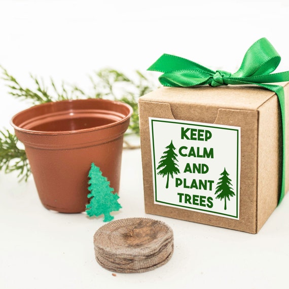 Keep Calm and Plant Trees Garden Set for Earth Day, Green Teams, or Fun Learning Activity for Kids Il_570xn