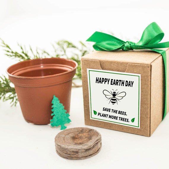 Save The Bees, Plant More Trees, A Unique Earth Day Gift Idea, Work Great as Earth Day Basket Fillers or Party Favors, Bulk Shipping Offer Il_570xn