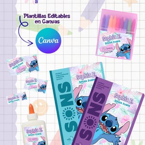 Editable School Labels in Canva - Etsy