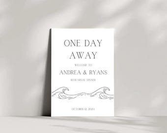 Nautical Rehearsal Dinner Sign