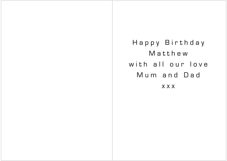 Personalised Signal Flags Birthday Card Etsy