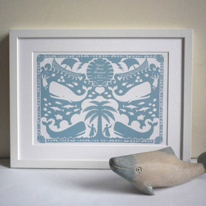 Personalised Jonah and the Whale Print