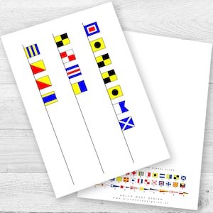 Scheda personalizzata con bandierine portafortuna