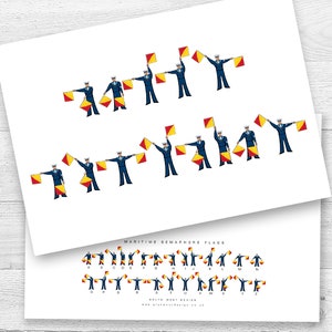 Cartão de feliz aniversário com bandeiras de semáforo