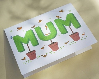 Topiary Mum Gift Card