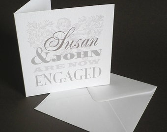Personalised Engagement Card