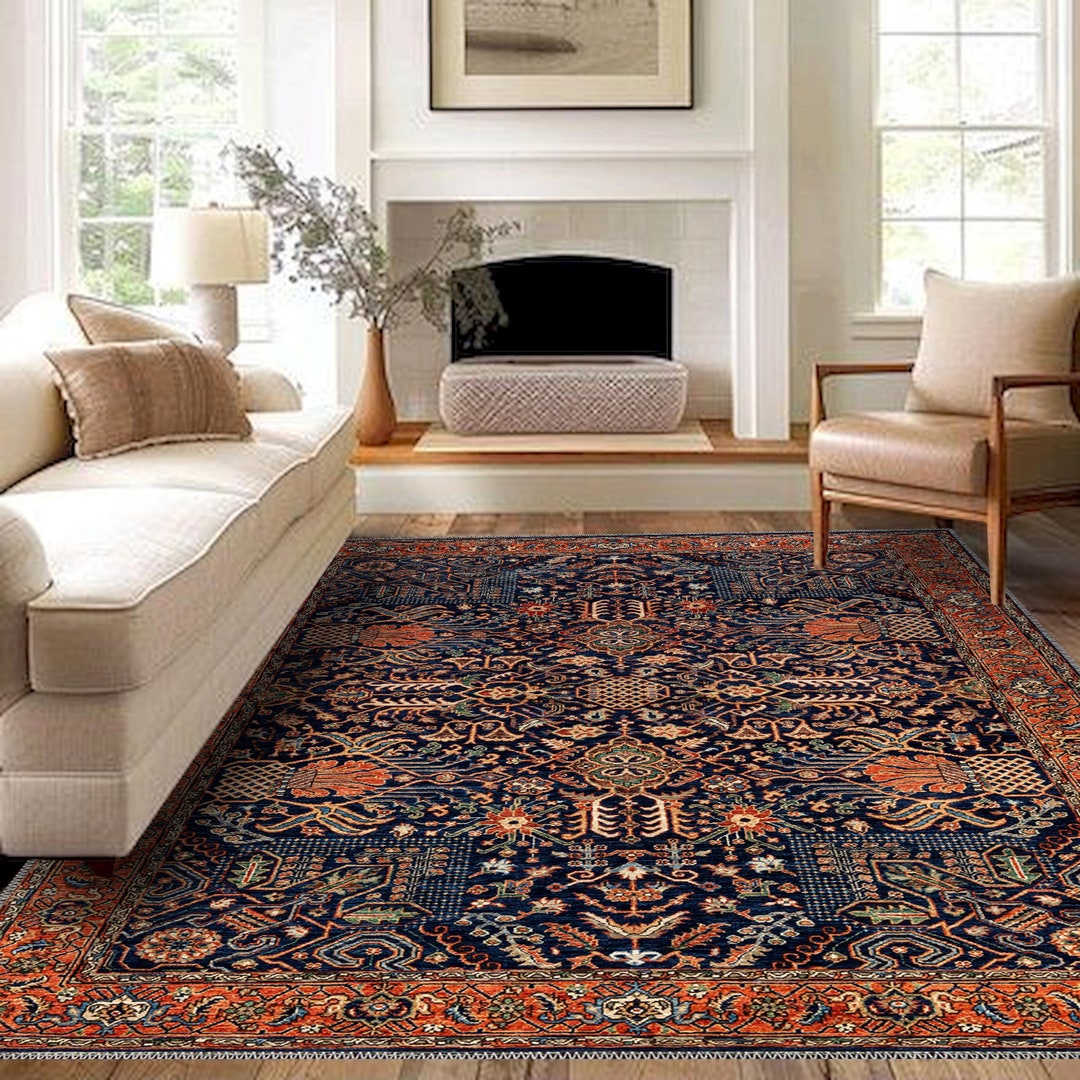 Vintage-Inspired Outdoor Rug - E. Hannah Hotel Design
