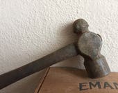 Old Hammer Industrial Decor Vintage Hammer Wood Handle Rustic Tool Primitive Antique Farmhouse