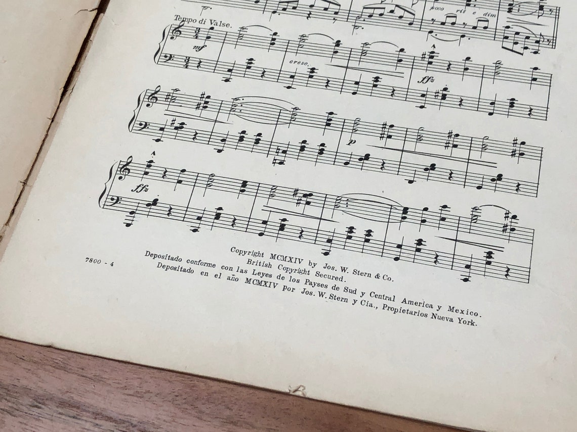 Love's Own Sweet Song Waltz by Kalman Henry Savage's | Etsy