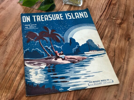 On Treasure Island Song 1935 Edgar Leslie Joe Burke Vintage Etsy Canada