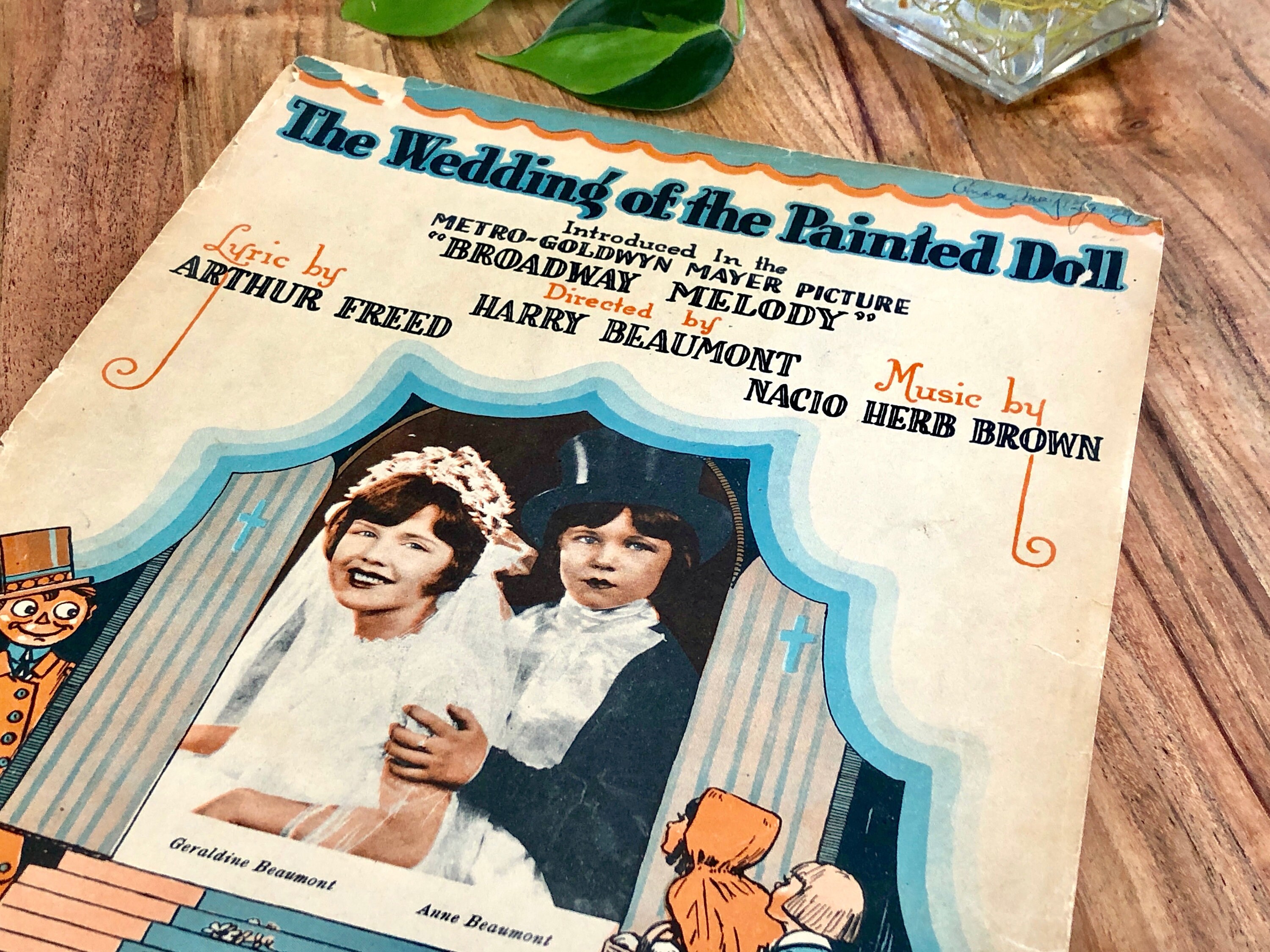 The Wedding Of The Painted Doll Song 1929 MGM Broadway