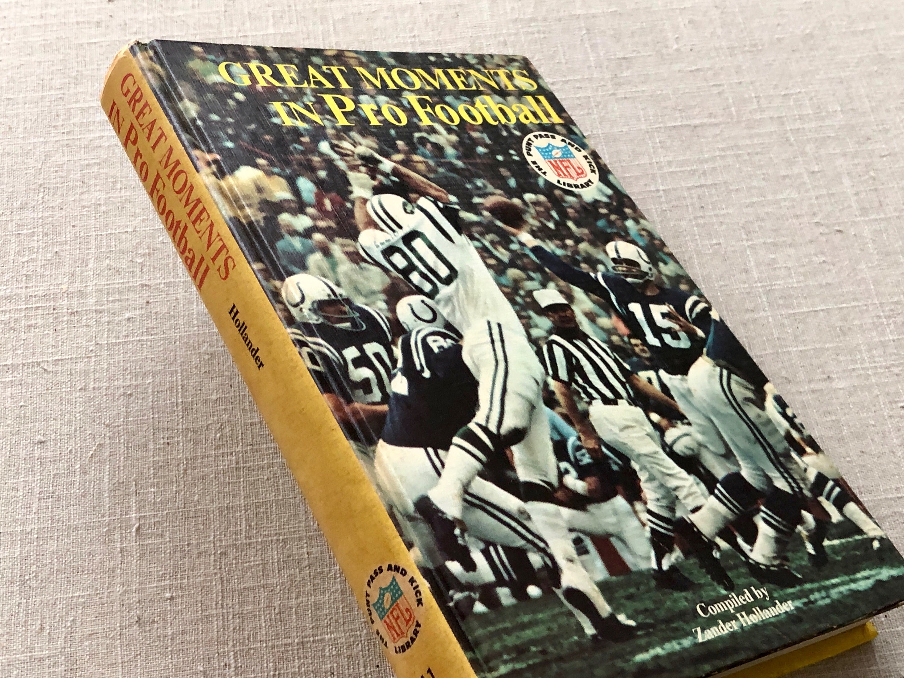 Great Moments in Pro Football History Book NFL Children's Etsy