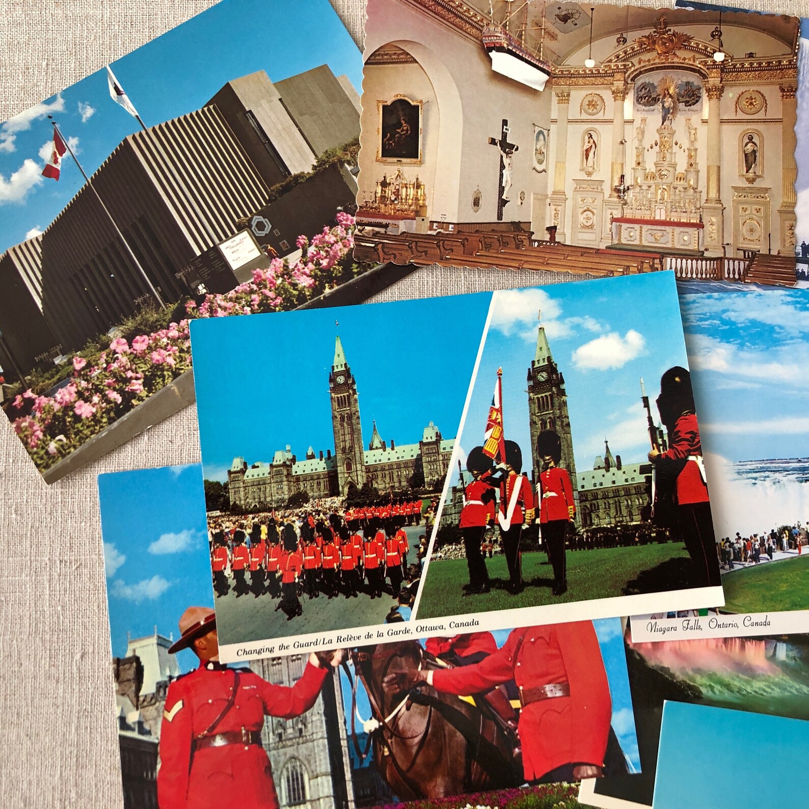 Carte postale Canada Set Souvenirs de voyage vintage Éphémères Etsy