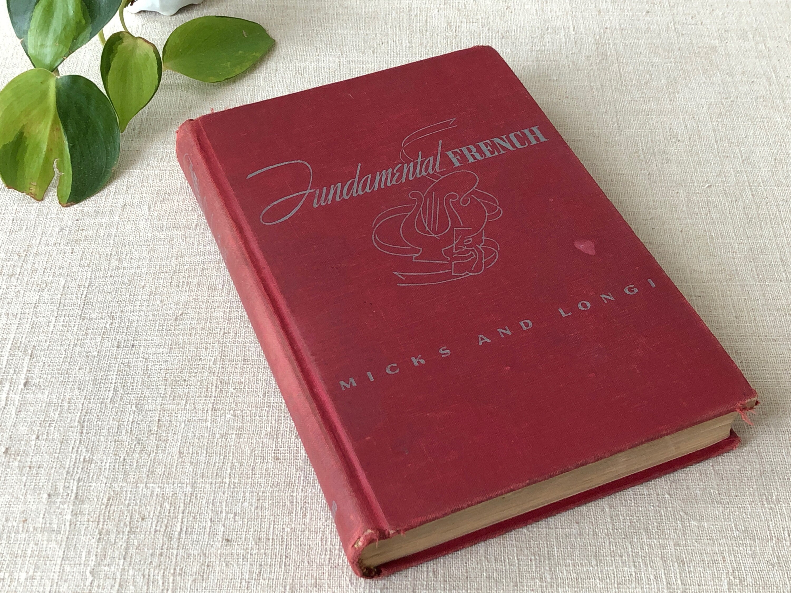 Fundamental French Book Textbook Schoolbook 1940 Antique Etsy