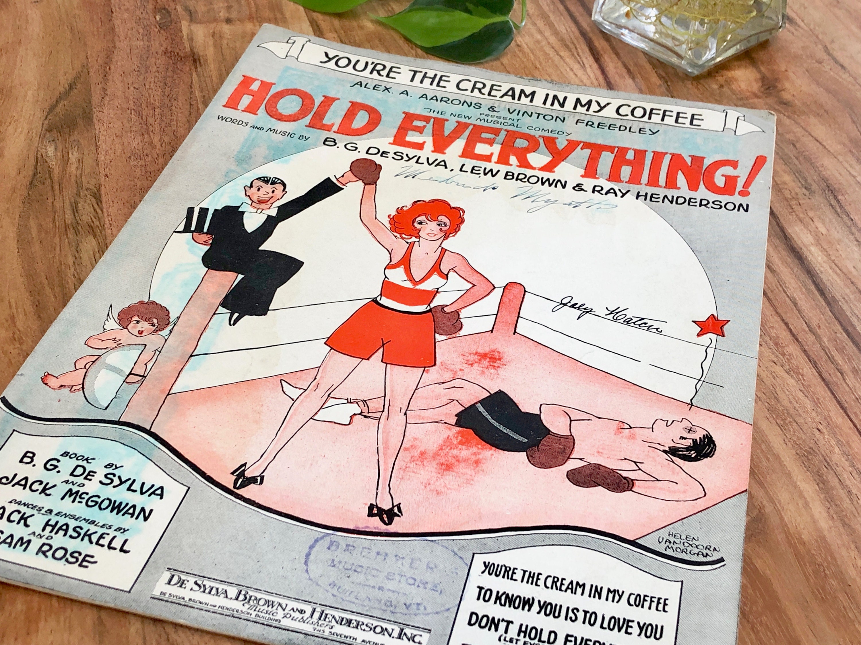 You're the Cream in My Coffee Song Hold Everything Aarons Etsy UK