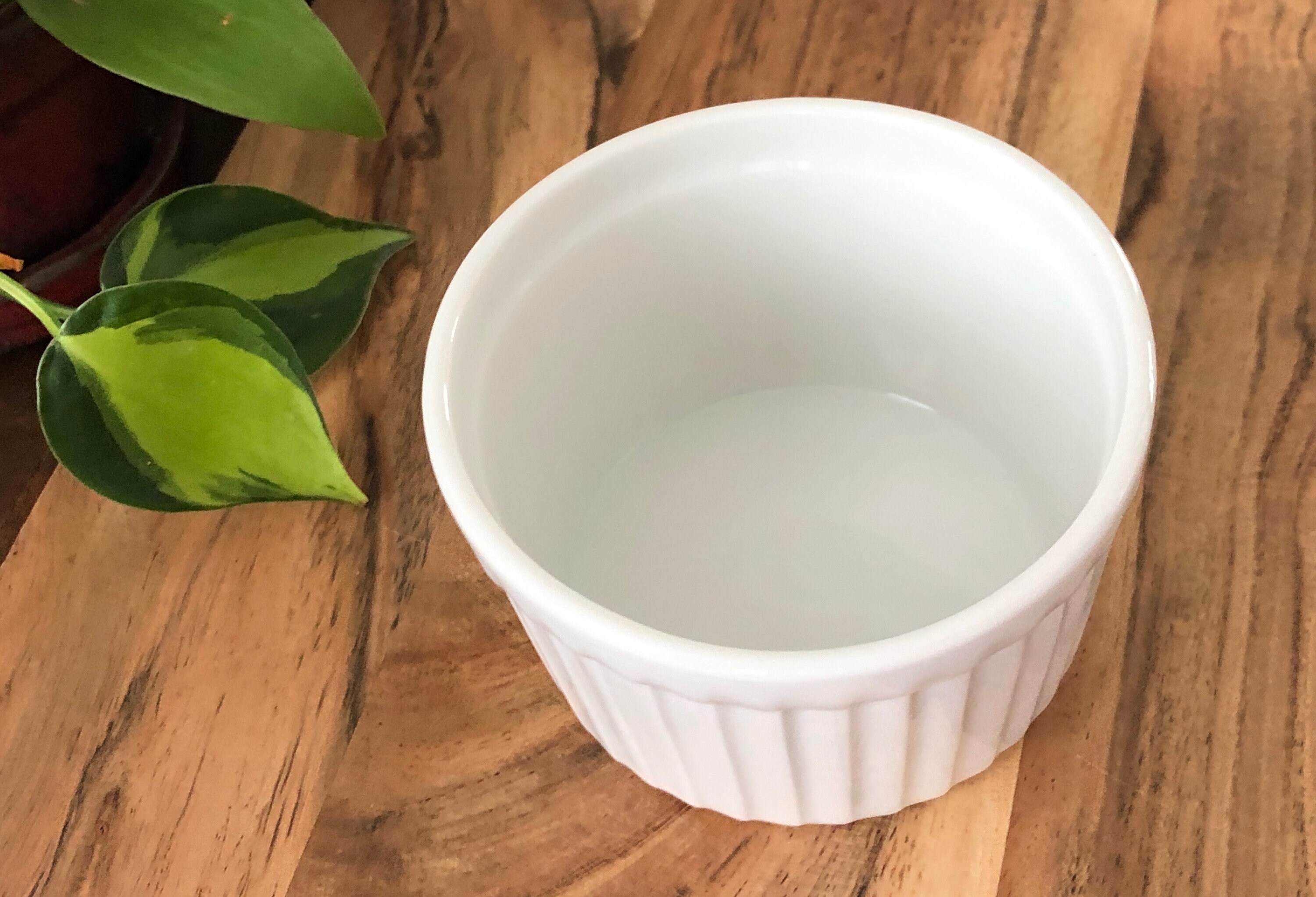 White Ramekin Cup Ceramic Dish Vintage Small Baking Dish Etsy