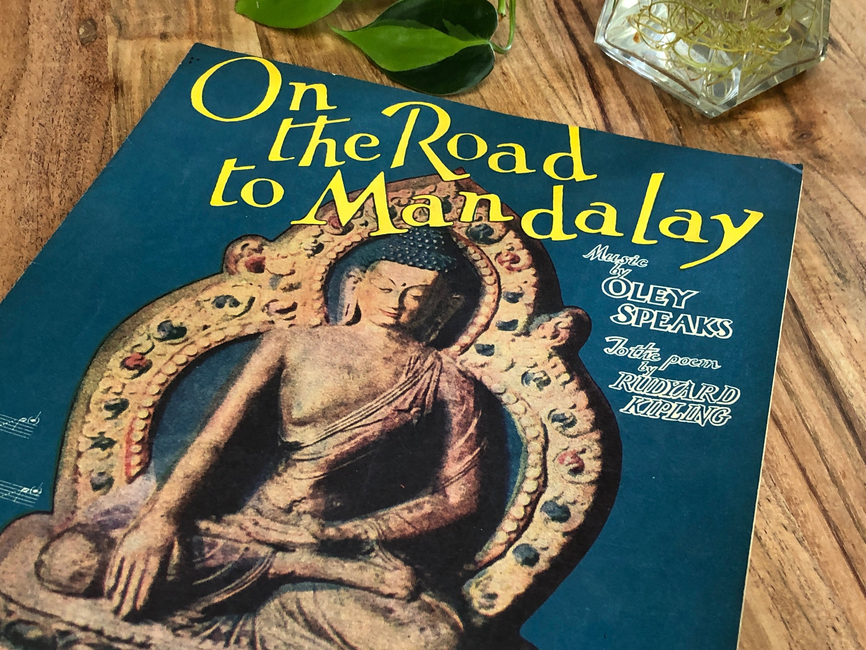On The Road To Mandalay Song Oley Speaks Rudyard Kipling Etsy