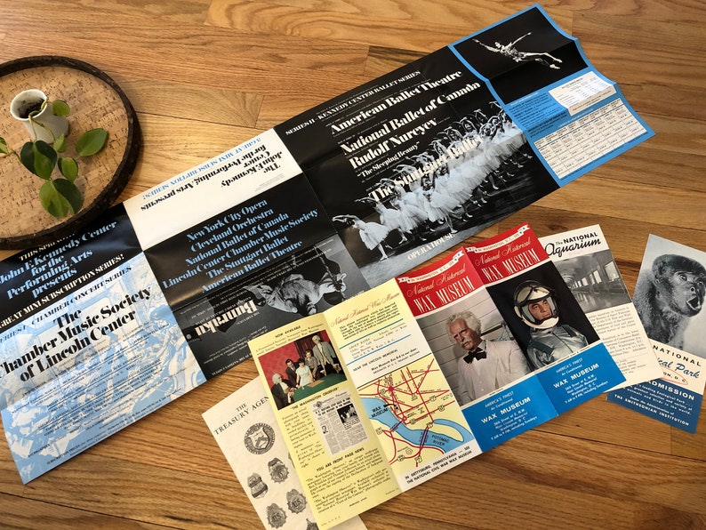 Washington DC Brochures Set of 5 Travel Souvenir Vacation Wax Etsy Washington DC Brochures Set of 5 Travel Souvenir Vacation Wax Etsy