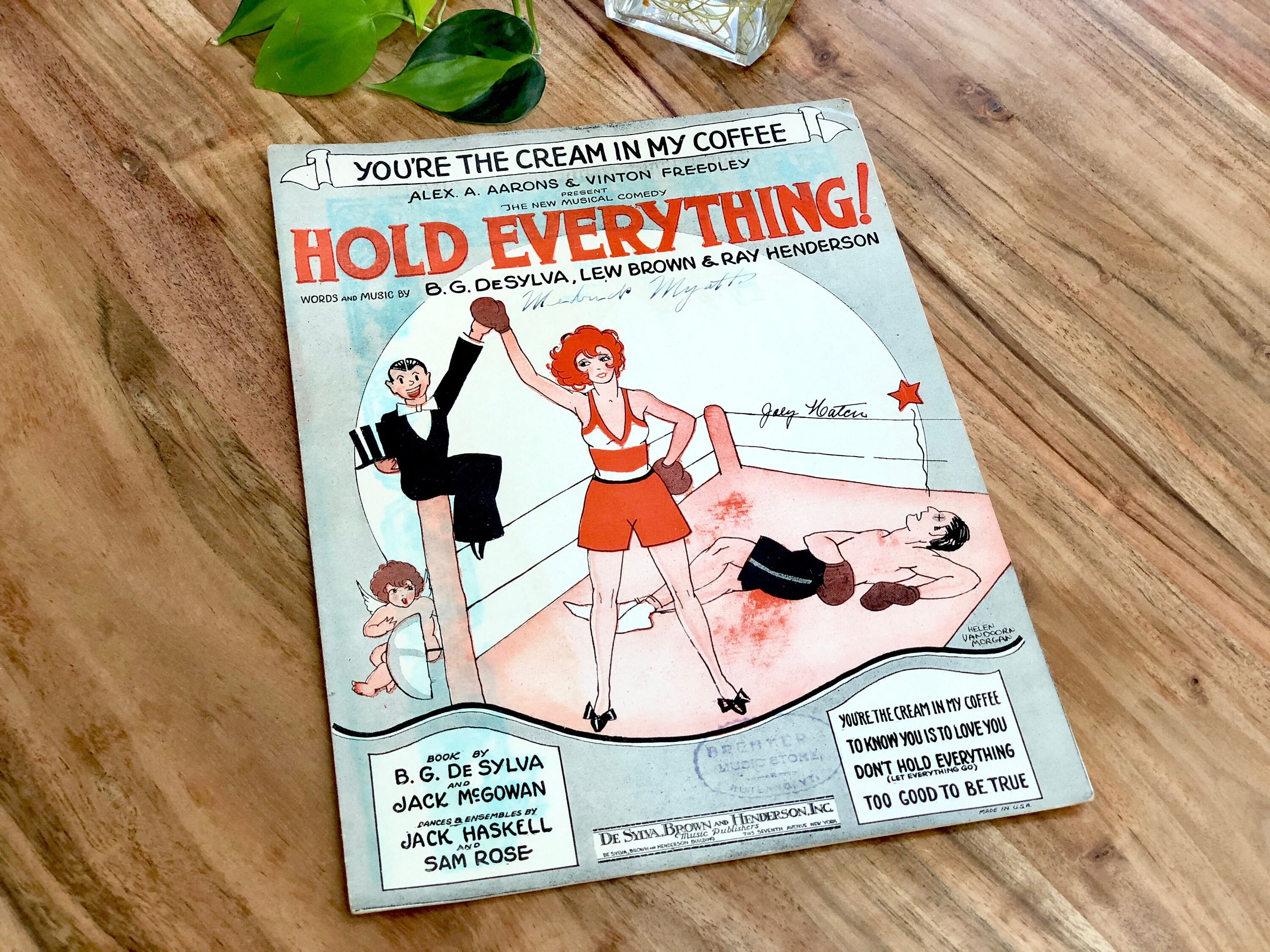 You're the Cream in My Coffee Song Hold Everything Aarons Etsy UK