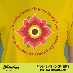 Motyw kwiatowy png, Kwiat png, Motyw svg, Foral svg, Inspirujący cytat, koszulka, sztuka ścienna, plik do cięcia Cricut Silhouette, Png, Svg, Dxf, Eps