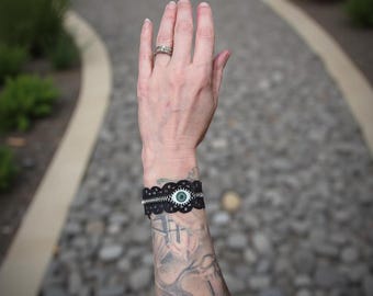 Zipper Eyeball Bracelet