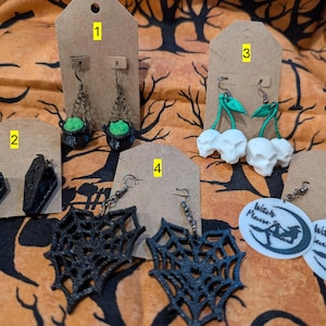 Halloween Earring Varieties