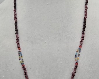 Oya necklace with traditional beads
