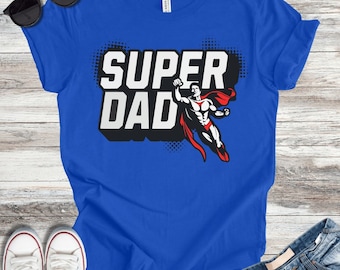T-shirt super papa, super-héros, papa, t-shirt pour papa, cadeau pour papa, t-shirt super-héros