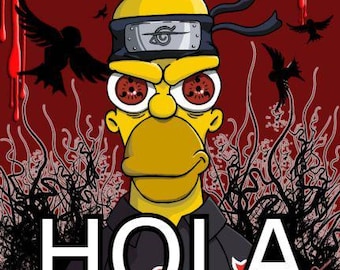 Homer Sharingan/Uchiha Sticker