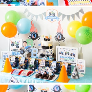 Party Kit: Monster Truck Decorations Party Kit, Monster Truck Party Decorations, Monster Truck Birthday