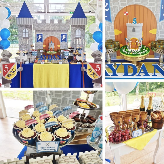 Digital File Party Kit Medieval Castle Knight Prince Party Etsy