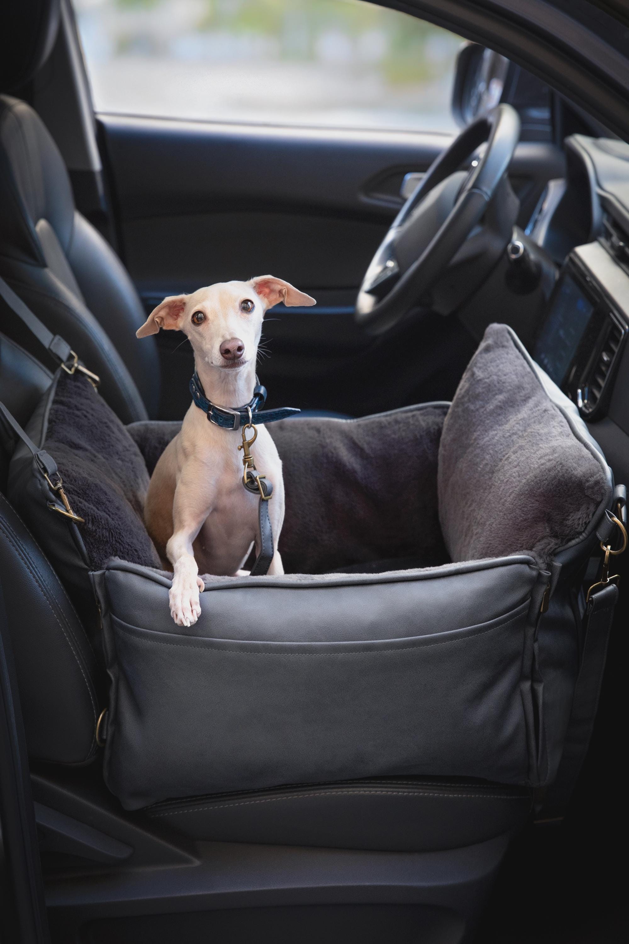 Car Seat For Dog Cat Portable Breathable Bag With Seat Belt Dog Carrier