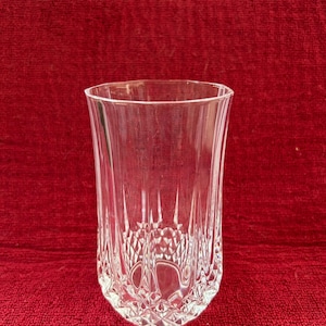 Vintage Crystal Tumbler Retro Design Luxury Glassware Collectible Piece Elegant Drinkware Cocktail Glass French Barware Entertaining Set