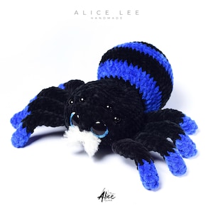 Crochet Spider Plush: Handmade Stuffed Amigurumi Toy