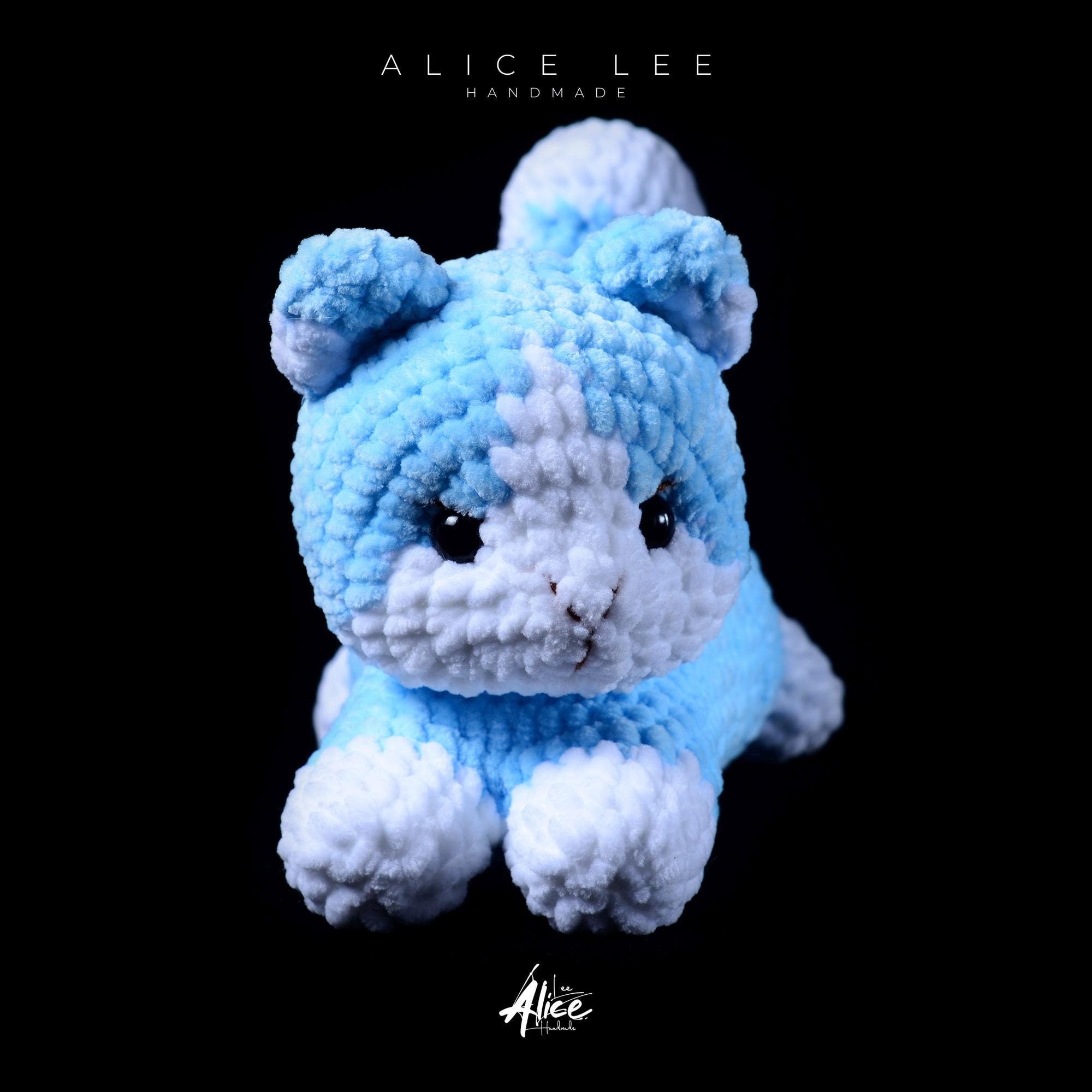 Floppy Crochet Cat Plush: Custom Head Position, Soft Amigurumi Toy - Thumbnail 5
