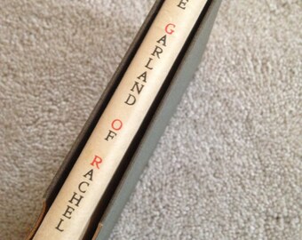 La guirlande de Rachel 1902 Livre de poésie rare 1ère édition avec étui, rubans, 450 exemplaires publiés, Divers Kindly Hands, Lewis Carroll