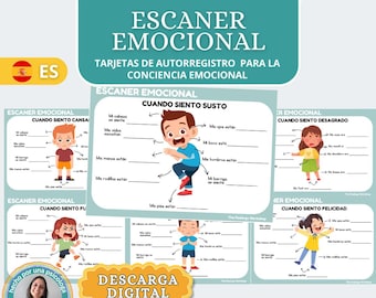 Emotional Awareness Cards for Kids, Feelings Check-In (PDF)