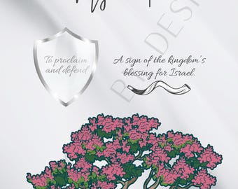 Isaiah 41:17-20 f - The Myrtle Tree - Whimsical Style